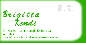 brigitta kendi business card